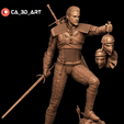 CA_3D_ART Geralt 3D Print