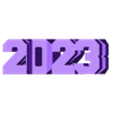 Text Flip - 2022 2023 B.stl TEXT FLIP: 2022- 2023 b