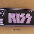 kiss-concierto-entradas-musica-rock-2.jpg Kiss, U2, The Who, Mini Matricula, logo, poster, sign, signboard, europe, music group, music group