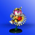 Charmy-Bee-3D-print.jpg Modelo impreso en 3D de Charmy Bee