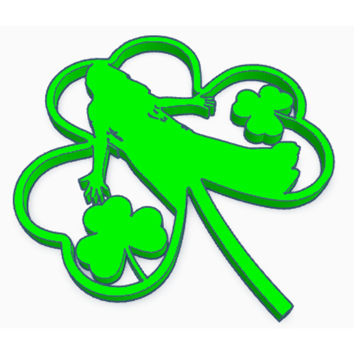 Lucky Banshee of the Badlands - 3D Silhouette & Vector Pack (STL, SVG, OBJ)