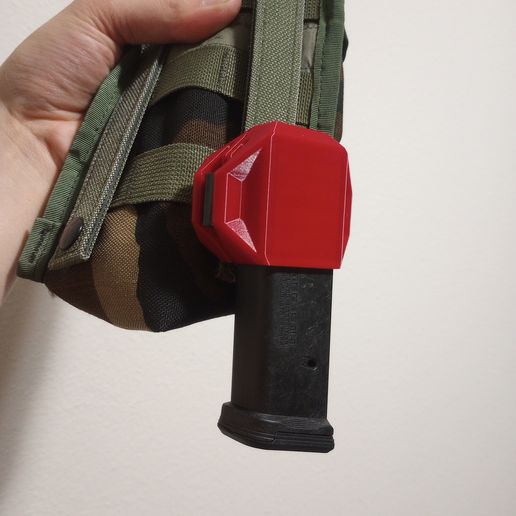 Horizontal Glock Magazine Holster 3D model