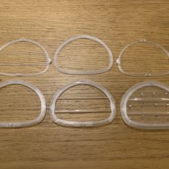 IMG_6198.jpg STL file FLO MASK CLIP-ON STYLE FOR LACE AND THIN FABRICS・Model to download and 3D print