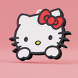 Hello-kitty.png Hello Kitty Keychain - Toytaku Prints