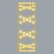 right_screenshot_wireframe_square.png Modernes geometrisches Band Ring 3D-Druck