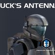 Buck's-Antenna.jpg Halo Helmet Accessory Pack - 3D Print Files