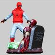 7.jpg SPIDERMAN FARFROMHOME ZOMBIE IRONMAN HOMEMADE DRONE BATTLE STATUE FOR 3D PRINT