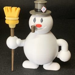 3f631f865af7924ddd3f9194666a9f99_display_large.JPG Бесплатный STL файл Frosty The Snowman Multi Color MMU 9 colors・3D-печать объекта для загрузки