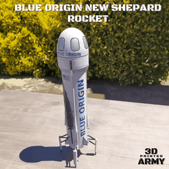 couv-1.png Fichier STL Origine bleue NEW SHEPARD Rocket・Plan pour impression 3D à télécharger