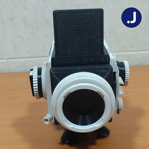 📷 カメラ「ローライフレックス SL66」・ 3MF ファイル（3Dプリント用