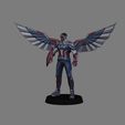 02.jpg Falcon - Captain America - FATWS LOW POLYGONS AND NEW EDITION