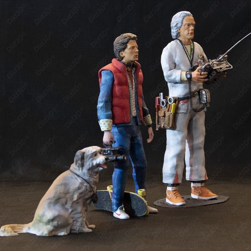 DSC_0825.jpg Doc Marty Einstein Pack 1-8 Scale 3D print