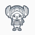 SSF.png STL file TONY TONY CHOPPER - COOKIE CUTTER ONE PIECE ANIME CHIBI / COOKIE CUTTER・3D printer design to download