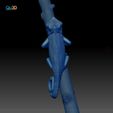 3DPrint4.jpg Furcifer pardalis ambanja panther chameleon - on AST - High 3D Print File Full Size Texture Any Scale! High polygon