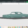 Screenshot-8328.png 1964 CHEVROLET IMPALA SS , hollow model shell body, resin or fdm, stl file