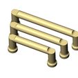 Geometric-dimples-furniture-drawer-pulls-cabinet-knobs-size60-80-100mm-04.jpg Cabinet drawer handle and pull N015 miniset 3D print model