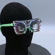 hero-7.jpg Free STL file LED Glasses Frame IS31FL3741・3D printer model to download
