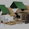 pieces.png miniature log cabin