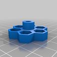 c202da1842e88b5ff16d2c3b3522df4d.png STL-Datei Extruderknopf - Wabenförmig flach kostenlos・3D-Druckvorlage zum Herunterladen