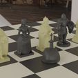 11.jpg New Medieval Chess Set Pieces 3d print model