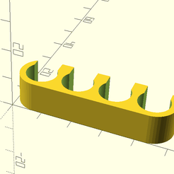 simple_cable_clip.png Free 3D file simple cable clip (customizable)・Object to download and to 3D print
