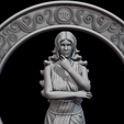 Virgo_02.png Virgo Zodiac Greek Woman Sculpture 3D print model