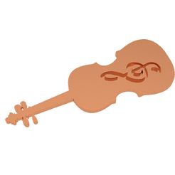 s4.jpg OBJ file violin note・3D print object to download