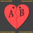 AB.jpg Archivo STL BROKEN HEART AB・Diseño de impresora 3D para descargar