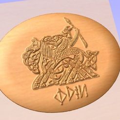 odin.jpg Free STL file odin wotan odino norse god・3D printing idea to download