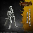 Skeleton-Greatsword-5.jpg Skeleton Horde - 16 x 32mm scale skeleton miniatures