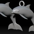 a7.jpg Porta-chaves golfinho - Modelo de impressão 3D de golfinho