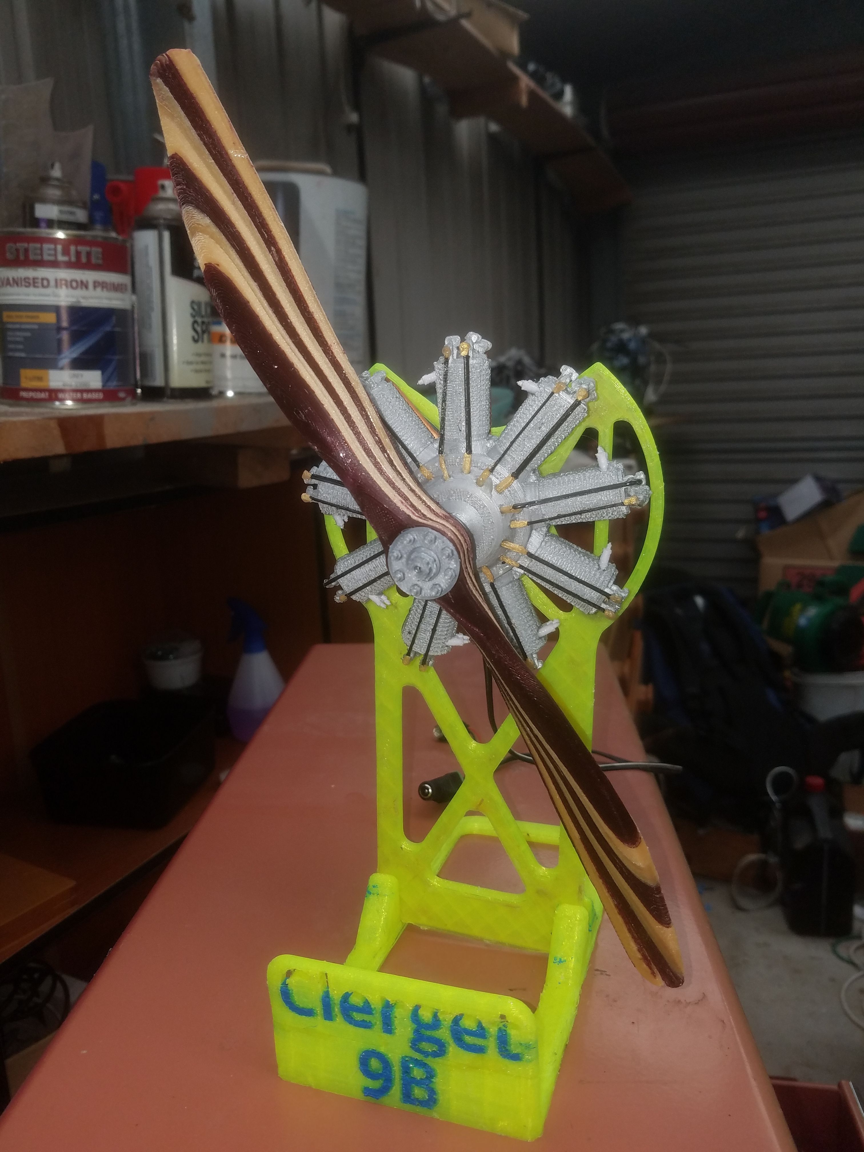 20190930_144705.jpg STL-Datei Clerget 9B rotary aero engine kostenlos herunterladen • Objekt zum 3D-Drucken, frankv