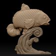 A13.jpg Koi Fish 3D print model