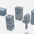 3D-view.png HO Scale Modern Letterboxes