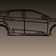 2-1.png line art Ford focus ST 250 MK3, wall art Ford focus ST 250 MK3, 2d art ford, ford decor