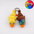 Flexi-Duck-Remb-Studios-2.png Cute Flexi Duck | Print-in-place | No Support
