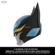 5A.png Batman Immortal Legend Helmet 3D Model - Improved Details & Custom Version Fan Made