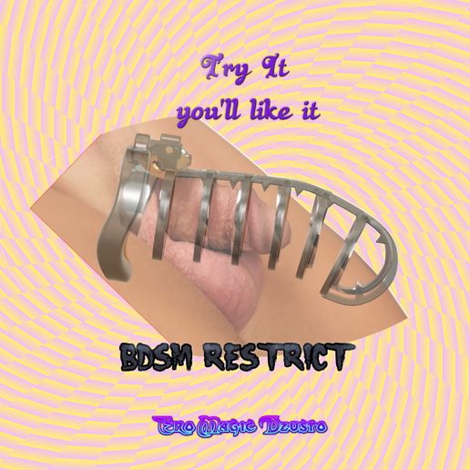 ♂️ Männliche BDSM Anti-Erektion Zelle Fixierung Keuschheitsgerät Cock Cage  Penis Ring Jungfräulichkeit Locker Keuschheitsgürtel Erwachsene Spiel Sex- Spielzeug Schließfach v-76 3d Druck und cnc・ STL Datei für ・Cults