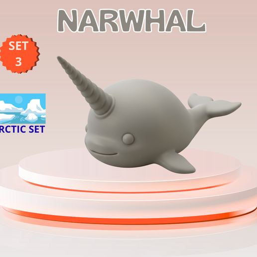 Cute Mini Narwhal – Commercial