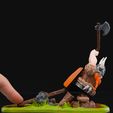 DSC05138.jpg Archivo 3D Vikingo lanzador de hachas・Plan de impresión en 3D para descargar
