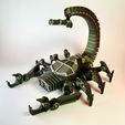 IMG_2505.jpeg Mechanical Scorpion - Print in Place Desk Organizer | Pen Holder