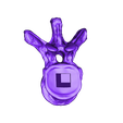 Dorsal_Vertebra_08.OBJ OBJ file Life size baby T-rex skeleton - Part 06/10・3D print design to download