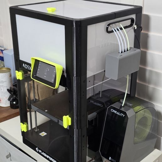 🧞‍♂️ AD5X LED Display Hood + Stylus・Free 3D File for ・Cults