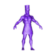 pose t.obj Nebuchadnezzar king rigged low poly
