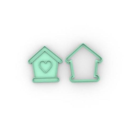 BIRDHOUSE - COOKIE CUTTER - COOKIE CUTTER 3D model