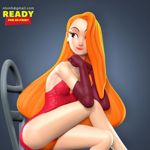 Jessica_Rabbit_3d_thumbnail.jpg Jessica Rabbit Fanart