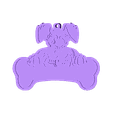 Schnauzer.stl STL file Set x24 Dog tags ( work from home)・Model to download and 3D print