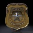 Preview2.jpg Police Badge 3D Print Model