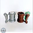 002.jpg STL file Toon style Beverage mug!・3D print design to download