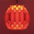 5-PW-Front-LOn.png STL file Hexagon Overload Shade (2 sizes available)・3D printable model to download